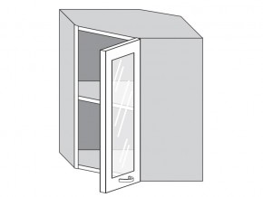 1.60.3у Шкаф настенный (h=720) угловой на 600мм со стекл. дверцей в Белоярском - beloyarskij.magazin-mebel74.ru | фото