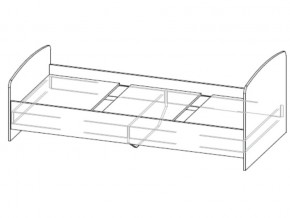 Кровать одинарная в Белоярском - beloyarskij.magazin-mebel74.ru | фото