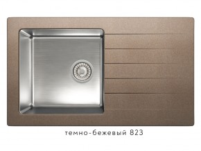 Мойка комбинированная Tolero twist TTS-860 Темно-бежевый 82 в Белоярском - beloyarskij.magazin-mebel74.ru | фото