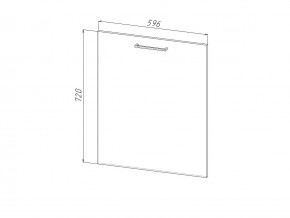 П 60 Комплект для посудомоечной машины 600 мм (цоколь + фасад) ЛДСП в Белоярском - beloyarskij.magazin-mebel74.ru | фото