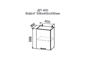 Шкаф верхний ДП400 в Белоярском - beloyarskij.magazin-mebel74.ru | фото